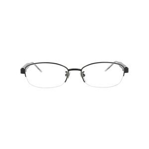 Gucci Round-Frame Titanium Optical Frames Black Womens